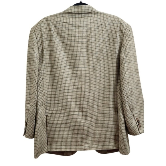 Ralph Lauren Purple Label Plaid Suit Jacket Size 49 R - Picture 6 of 16